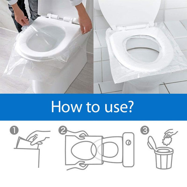 Disposable Toilet Seat Covers 50 Pieces – Your Hygienic Travel Companion