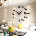 Creative DIY Wall Clock with 3D Effect