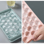 Creative round ice hockey mold for ice cubes