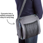 Portable High Chair for Babies - Travel Booster Seat with Harness and Bag