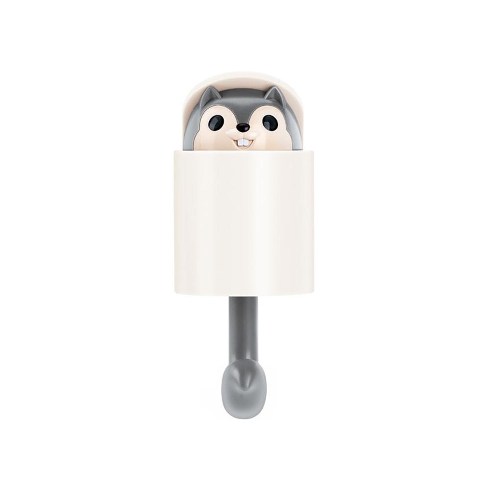 Cute decorative hook in the shape of a squirrel