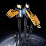 4-in-1 Schnellladekabel 65W PD
