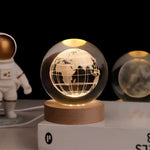 3D-Engraved Crystal Sphere - AstralGlow
