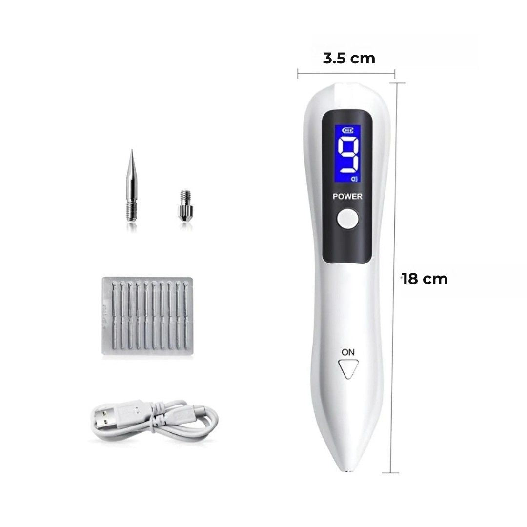 Mole Remover Pen – Non-Invasive Plasma Technology – Cordless & Rechargeable – At Home Skin Tag & Freckle Treatment