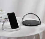 Modern Bedside Lamp with Wireless Charger