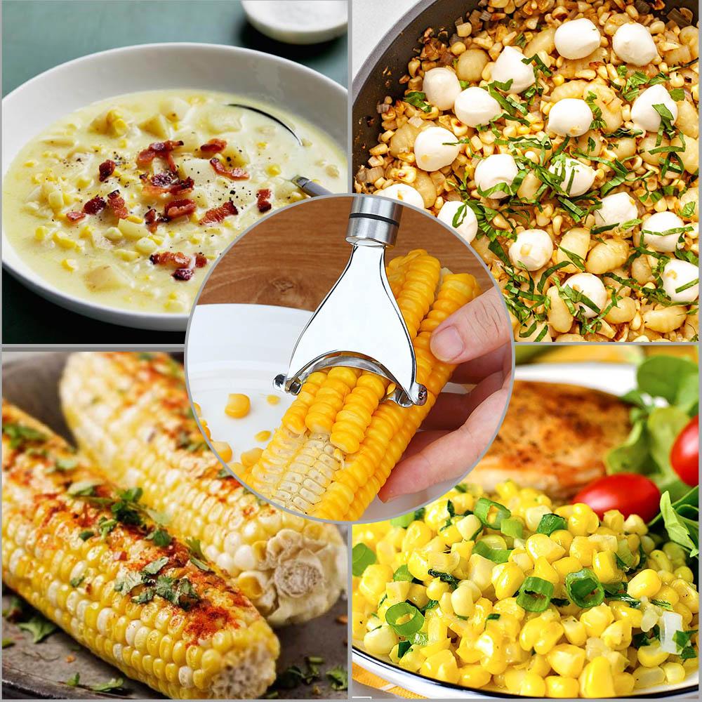 Stainless Steel Corn Cob Peeler for easy use | CornMaster