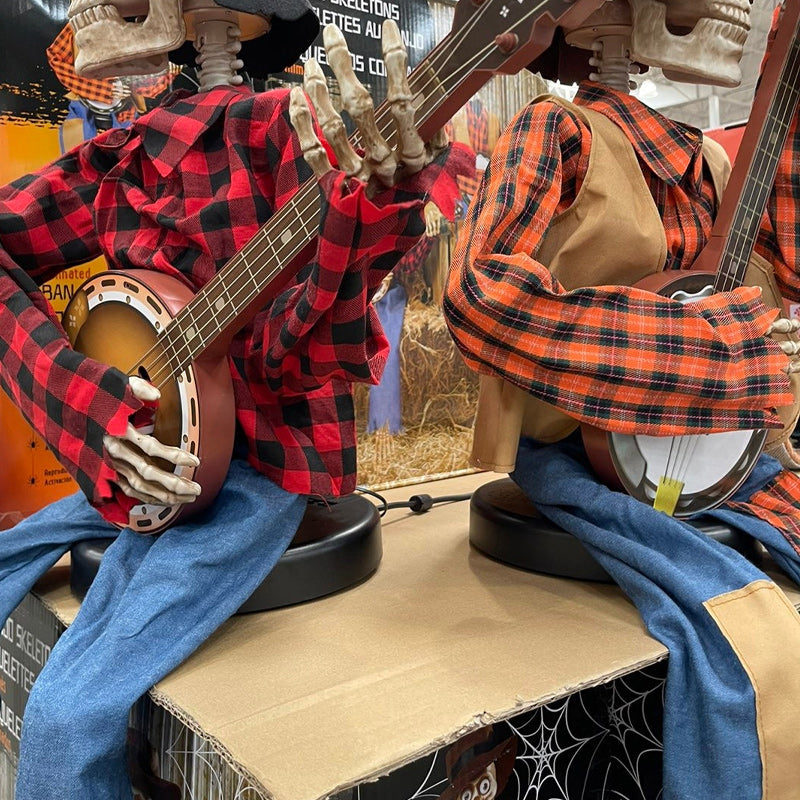 Funny Duel with Lively Banjo Skeletons