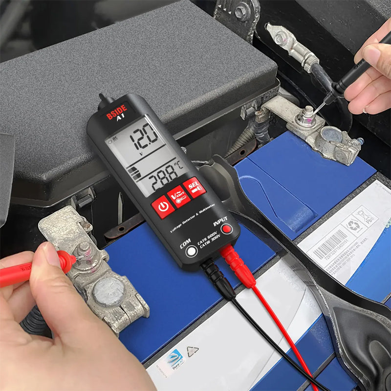 Fully automatic digital multimeter with anti-burn function