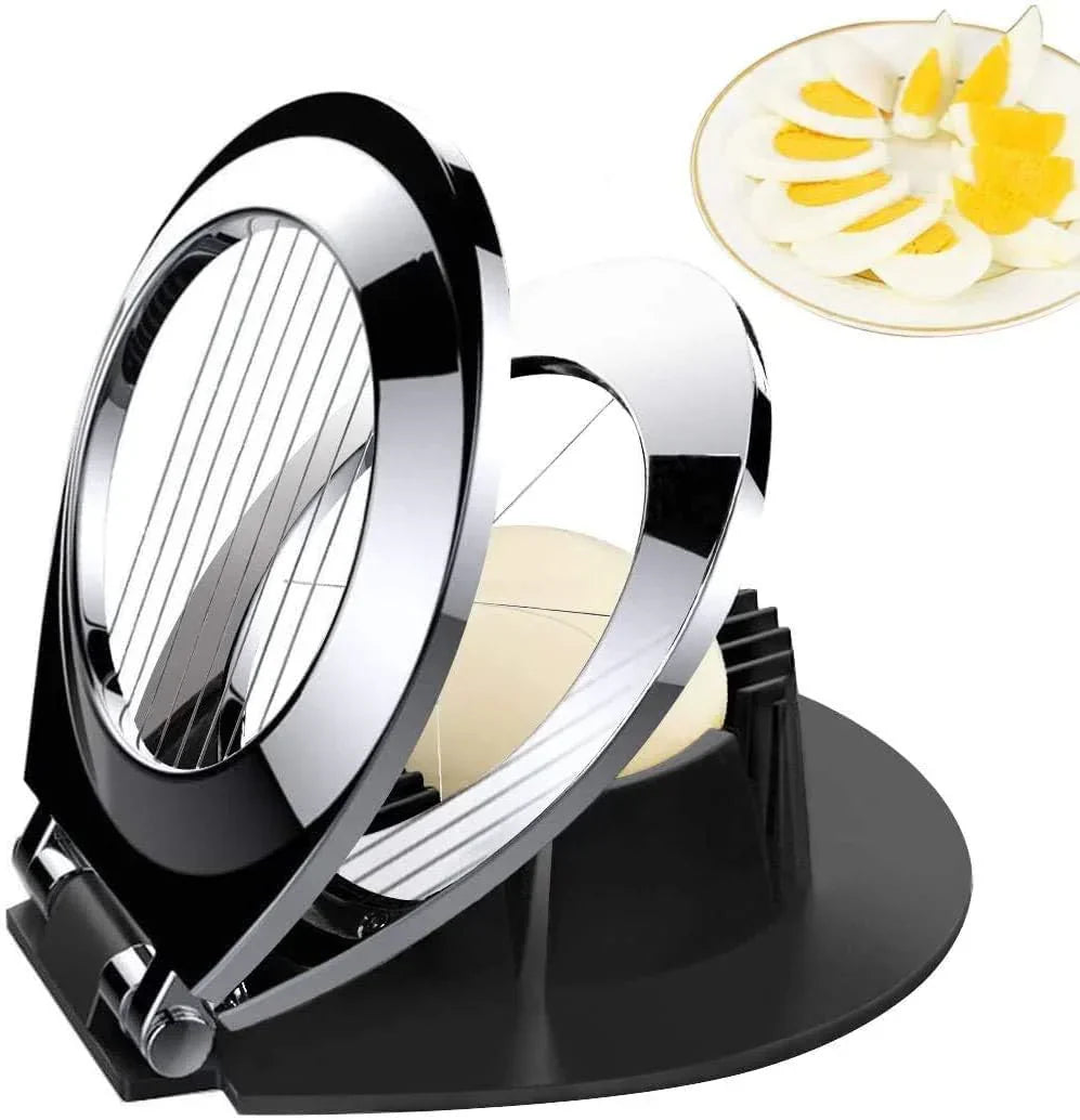 Egg Slicer by ChefMaster - 3-in-1 for Effortless Slicing!