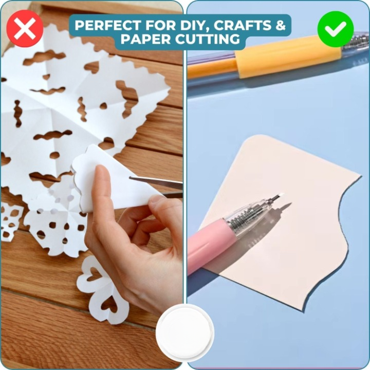 Precision Cutter with Rotary Blade – 6 Piece Set