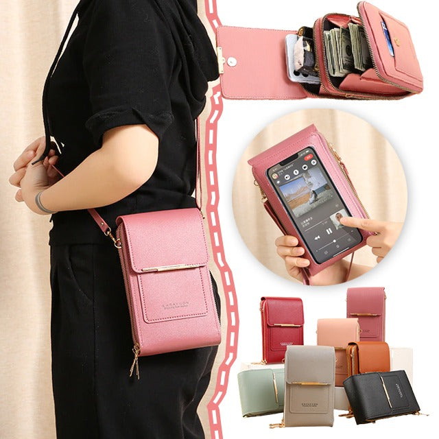 Elegante Handtasche mit RFID-Schutz und wasserdichtem Fach