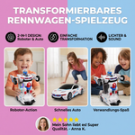 Toy car with transformable design for children
