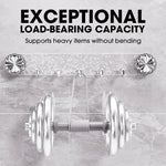 Wall hook rack with foldable hooks – no drilling required