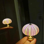 Elegant sea urchin design bedside lamp