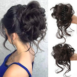 Hair clips for curly bun hairstyles