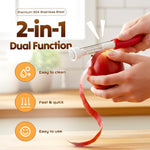 Obstschäler 2-in-1 für die Küche