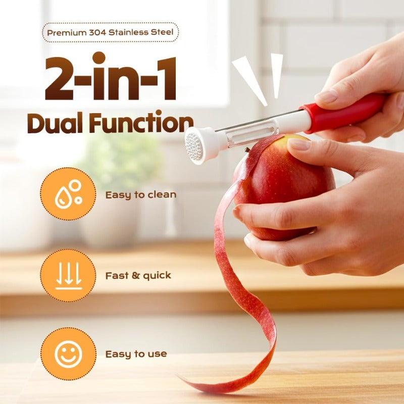 Obstschäler 2-in-1 für die Küche