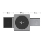 Versatile 3-in-1 Charging Station for Smartphone, Watch, and Headphones
