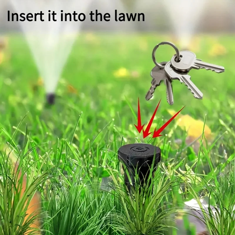 Key safe in lawn sprinkler design
