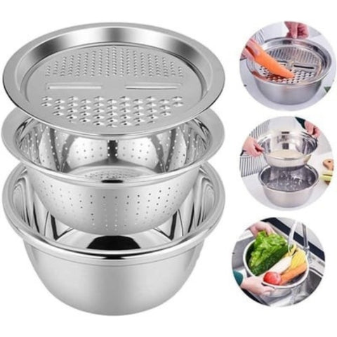 High-Quality Stainless Steel Strainer Set for Every Kitchen