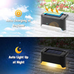 Solar-Powered Outdoor Lights with Motion Sensor – Set of 4