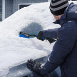 Praktische 2-in-1 Schneeschaufel für winterliche Autofahrer