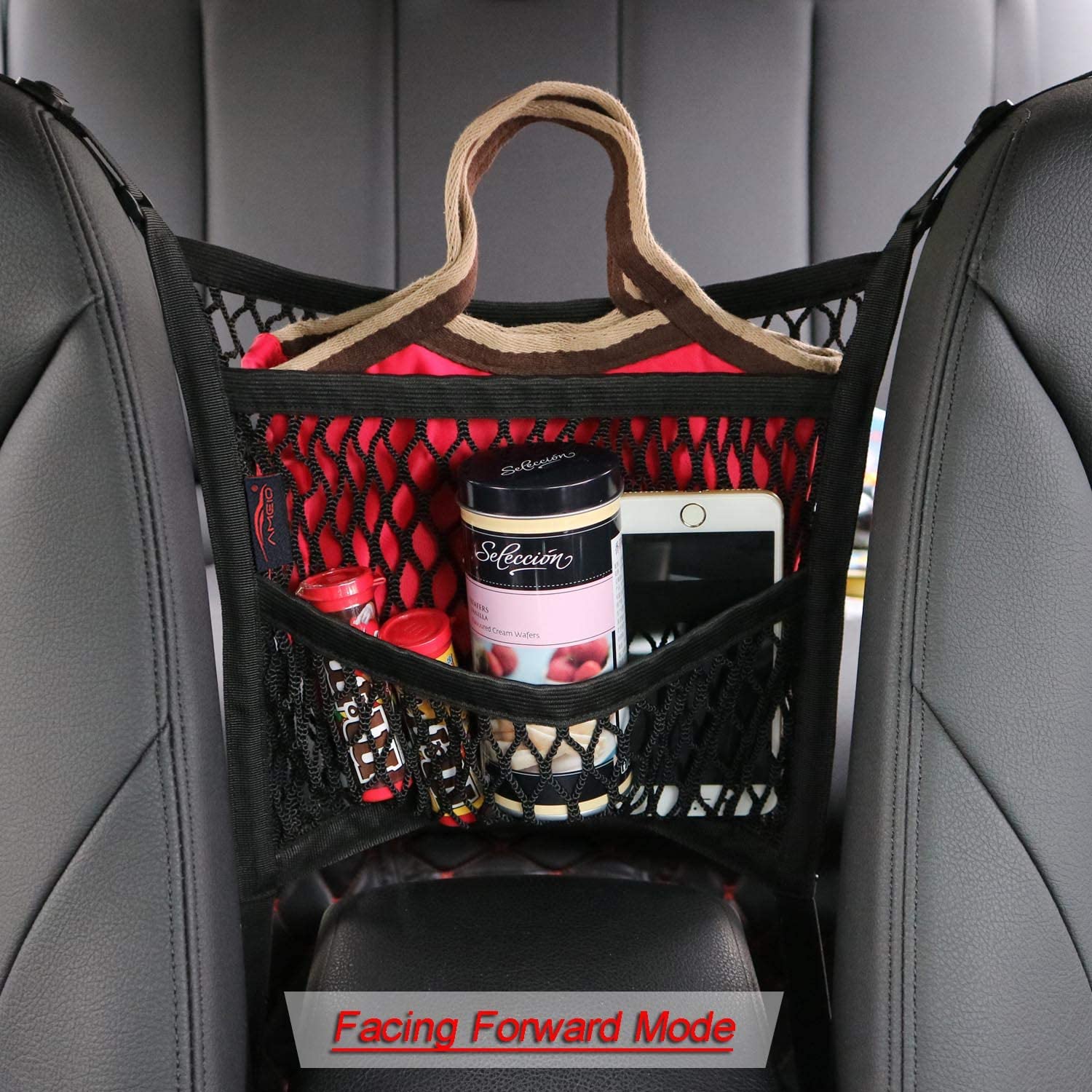 3-lagiger Auto-Organizer für maximalen Stauraum