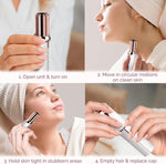 Elegant Facial Shaver – Painless and Precise for Face and Chin