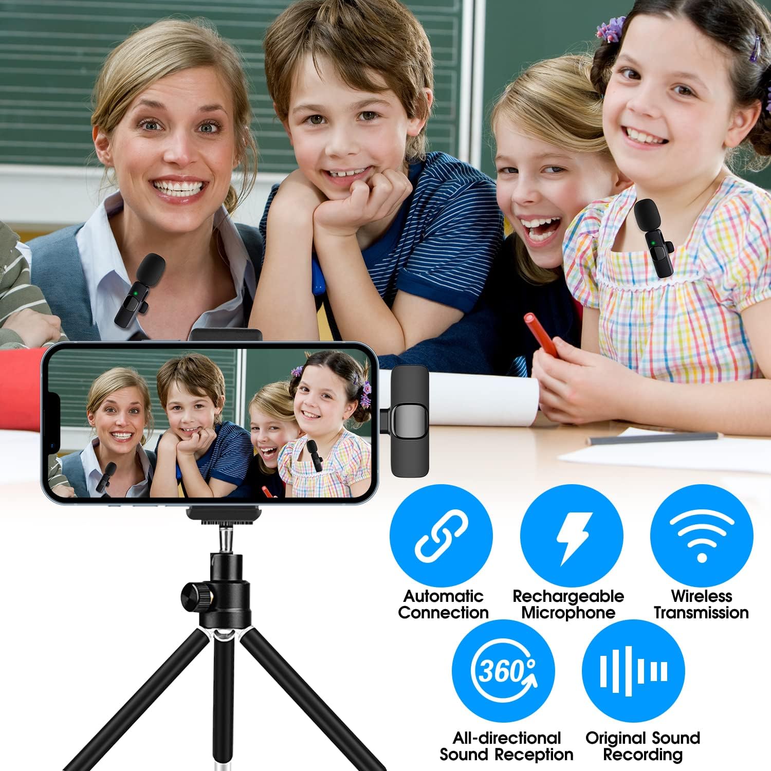 Duo Wireless Mikrofonset für iPhone und iPad