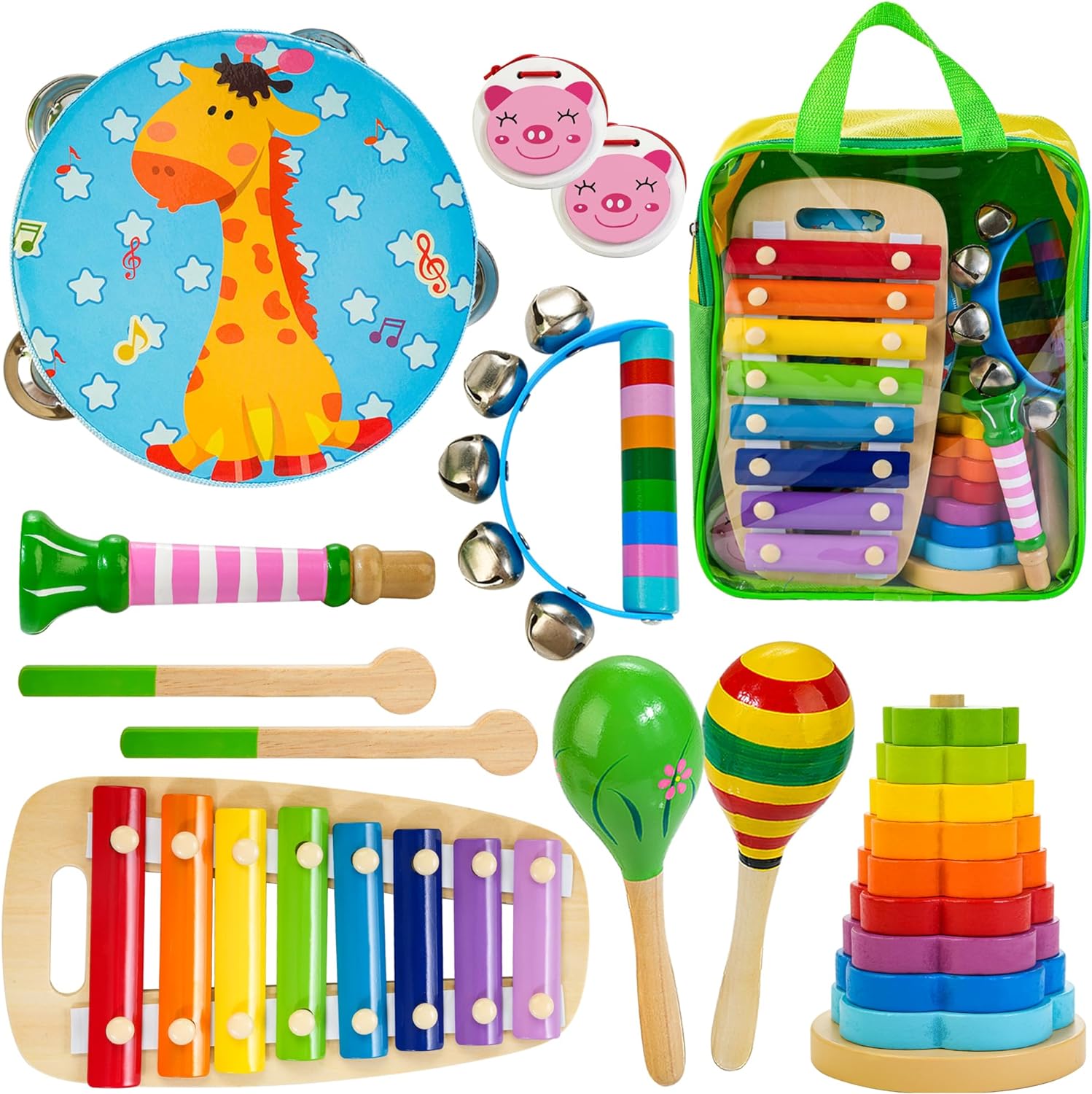 Musikinstrumente für Kleinkinder im Montessori-Stil