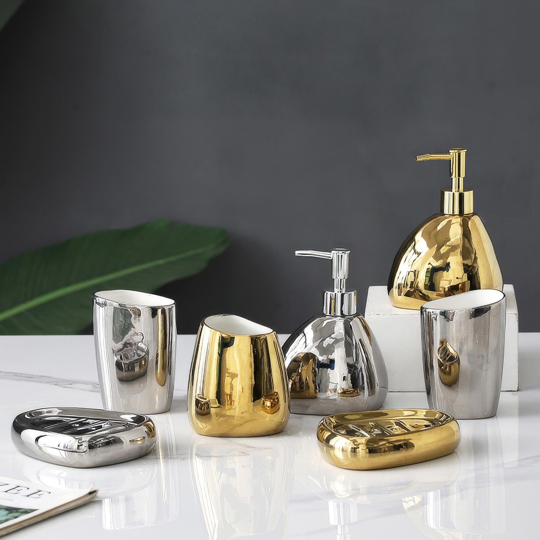 Eleganter Keramik-Seifenspender für anspruchsvolle Badezimmer