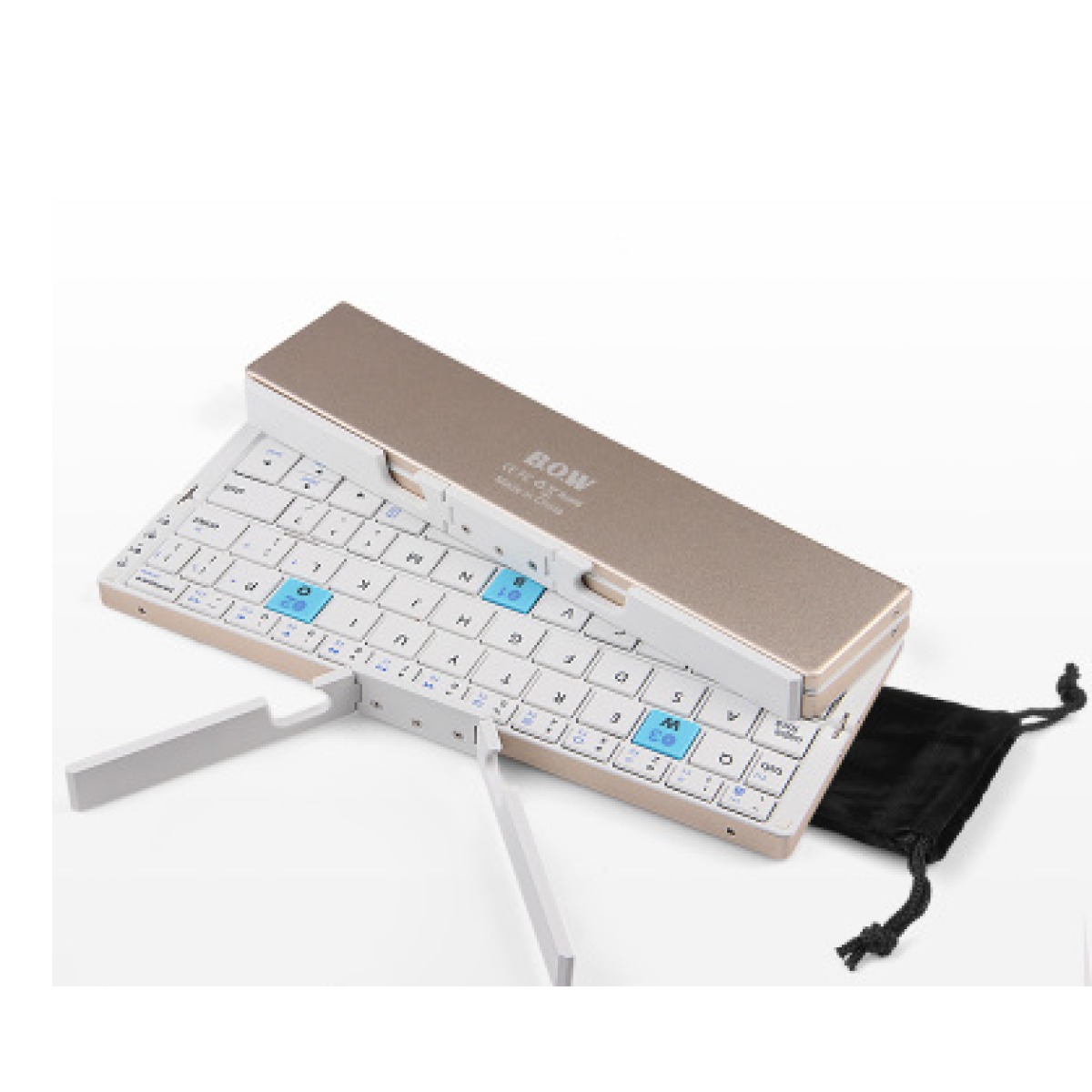 Schnelles Tippen Unterwegs – Kompakte Faltbare Bluetooth-Tastatur