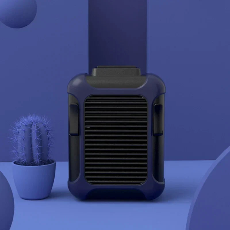 Stylischer tragbarer Ventilator – leise, wiederaufladbar und elegant