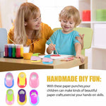 Paper punches with 15 unique designs made of durable plastic