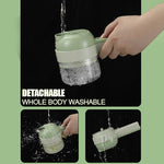Multifunctional Handheld Vegetable Slicer with 4 Functions