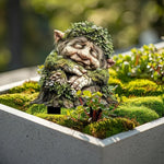 Enchanting garden stake with nature motif made of acrylic