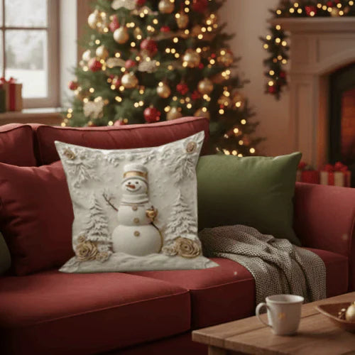 Festliche Magie: 3D Weihnachtsdekoration Hüllen Set (4 Stück)