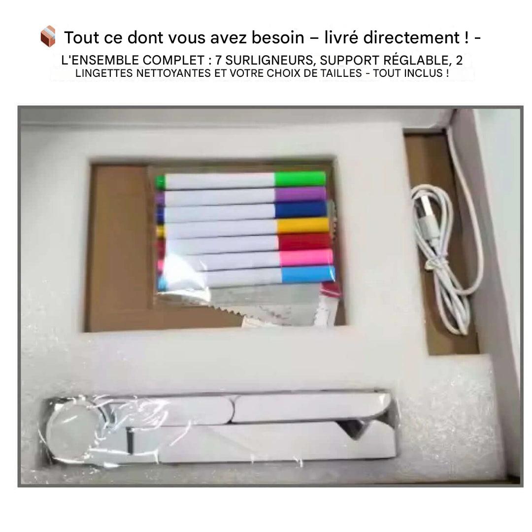 LED Drawing Board – Reusable Writing Tablet with Light Pen