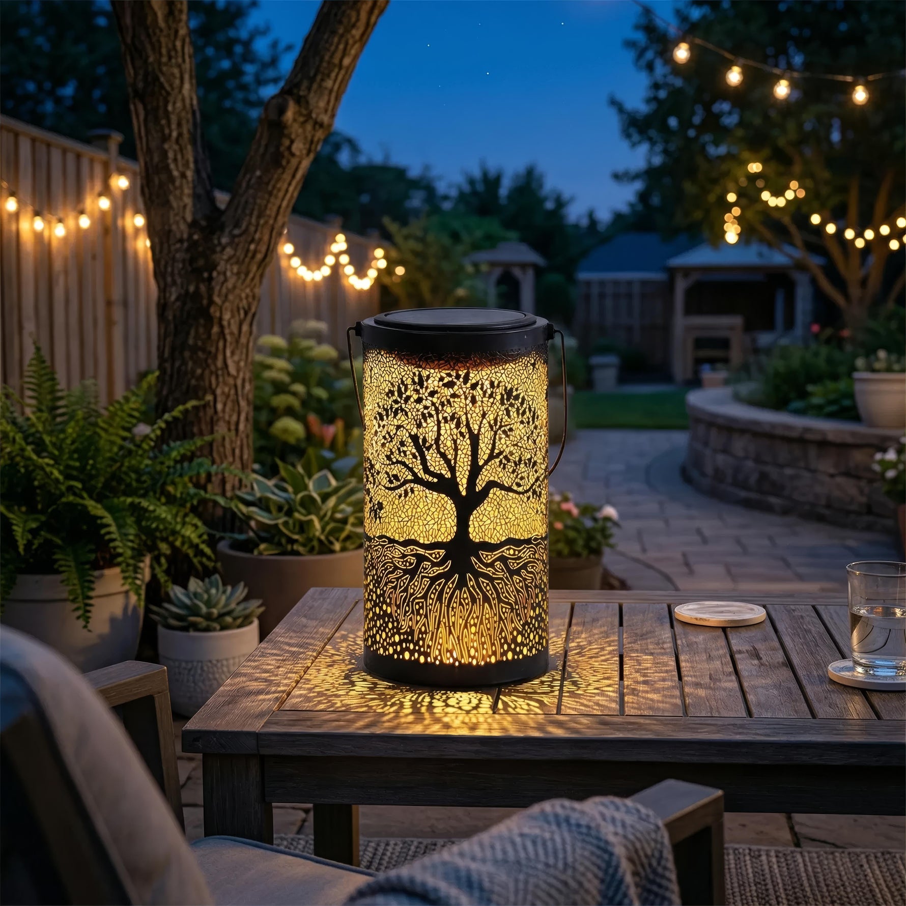 Sonnenstrahl – Solarleuchte für Garten und Terrasse