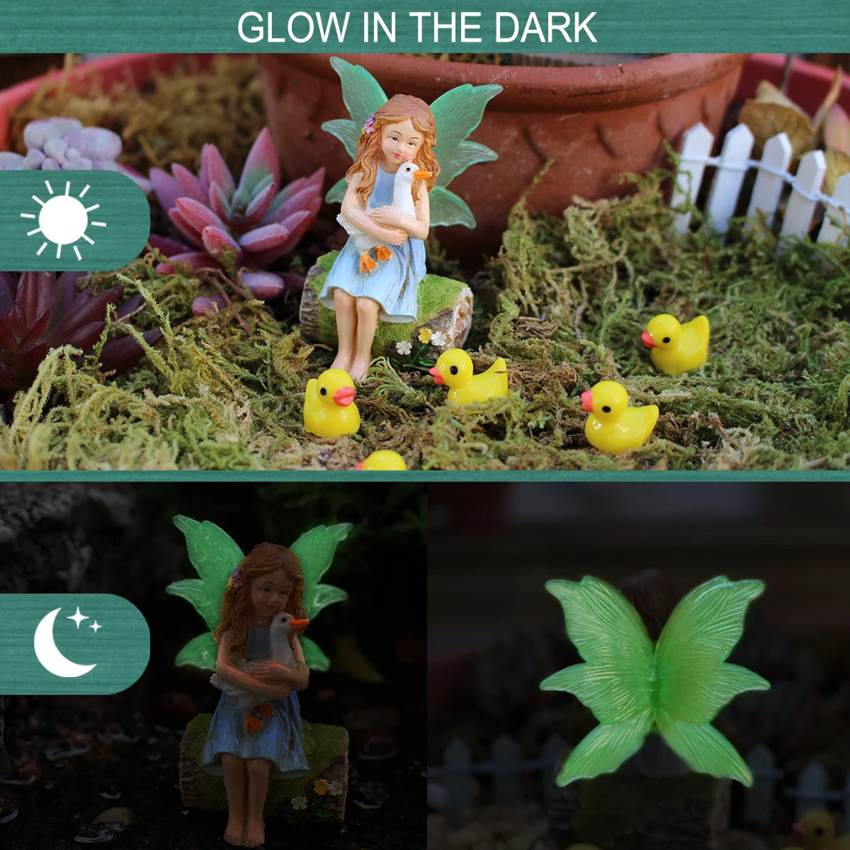 Zauberhafte Miniaturfiguren für Ihren Garten