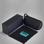 Lightweight titanium reading glasses with progressive lenses