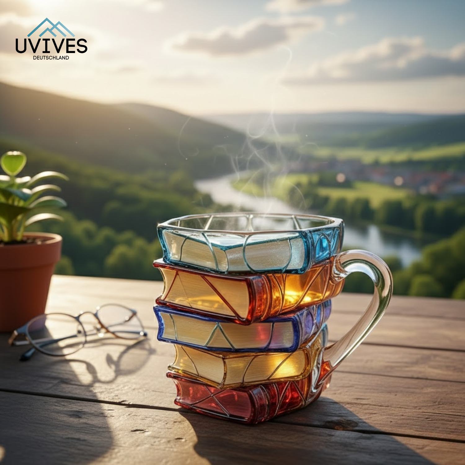 Bücherliebe im Becher – Die 3D-Literatur-Tasse