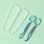 Ergonomic Baby Cutlery Set with Non-Slip Spoon and Fork for Children