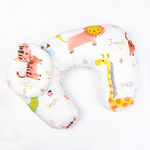 Nursing pillow for mothers with integrated baby head pillow