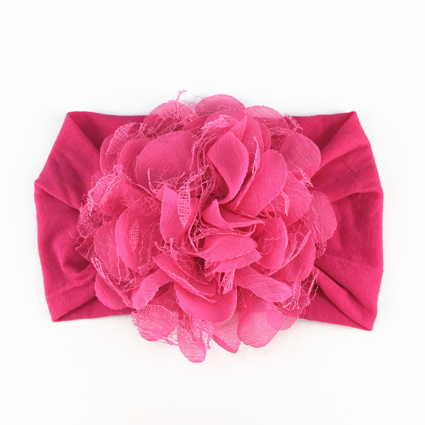 Headband for newborns and toddlers - Soft hairband with flower