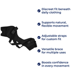 Cross-Compression Stability - Breathable Mesh for Comfort - Relieves Shoulder Pain & Improves Posture