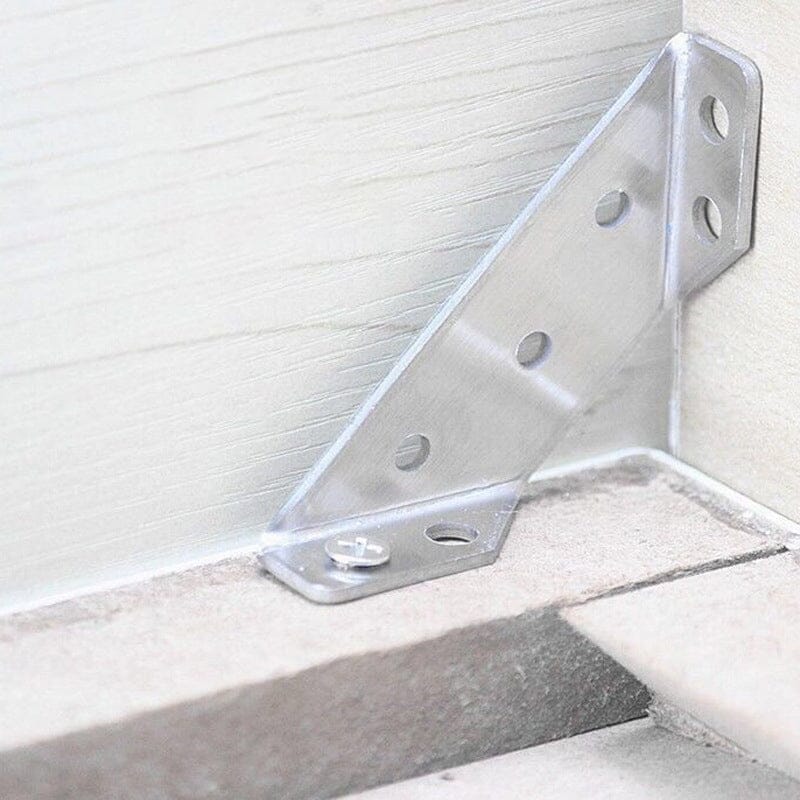 Stable stainless steel furniture corner connectors for perfect support