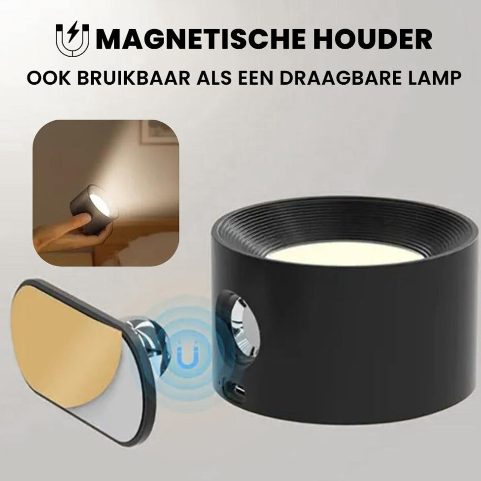 Flexibler Wandleuchte mit 360° Drehfunktion für jeden Raum