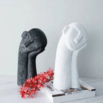 Sculpture of a reclining abstract figure