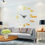 Creative DIY Wall Clock with 3D Effect